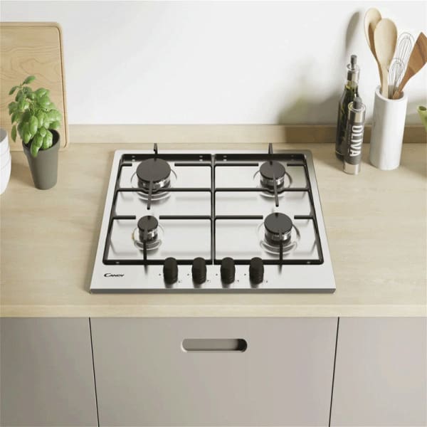 Plaque De Cuisson Encastrable CANDY 4 Feux 60Cm Silver (CM6PBRX-4U2) Plaque De Cuisson Encastrable CANDY 4 Feux 60Cm Silver (CM6PBRX-4U2)
